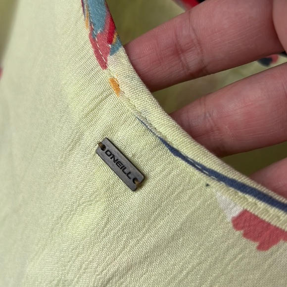 O’Neil yellow floral dress size L - NWOT - Picture 3 of 6